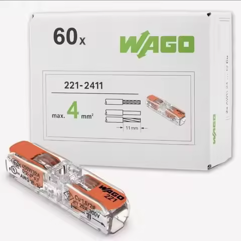 Wago Wanke wiring terminal 221-412/413/415/612/613/615/2411 connector box