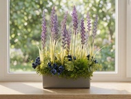 南法普羅旺斯薰衣草香氛花藝/擬真花/人造盆栽/綠化/佈置/禮物