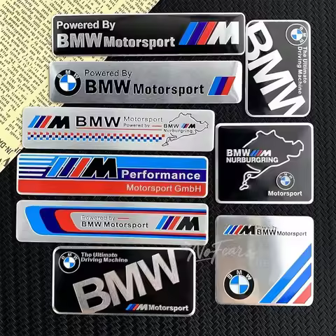 Car Badge Sticker For BMW M E46 E90 E60 F30 G20 X1 X2 X3 X4 X5 X6 X7 i3 i4 i5 i7 M2 G30 Body Trunk D