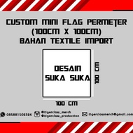 Custom bendera / mini flag / giant flag supporter dan komunitas