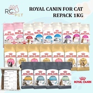 [REPACK] ROYAL CANIN 1kg Original Cat Dry Food Makanan Kucing Hair & Skin RC Kitten Fit Urinary 皇家猫粮
