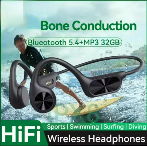 Sony New-X7 Bone Conduction Wireless Headphone Bluetooth 5.4 Waterproof Swim Headset MP3 Player HIFI