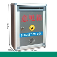 Mailbox Aluminium Suggestion Box Mail Peti Surat Letter Box 29CM hight 22CM long Letterbox
