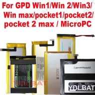 100%NEW WIN2 battery for GPD MicroPC Pocket 1 for GPD win 3 for GPD Pocket 2 P2 Max battery for GPD 