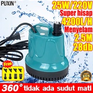 Tidak diperlukan instalasi DH Pompa air Celup Pompa air tangki ikan 4.5 METER Aquarium pompa air aku