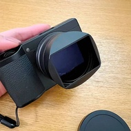 Bayonet Metal Square Lens Hood for Ricoh GR III GR IIIX GR3 GR3x Standard Fitlers Can Be Installed