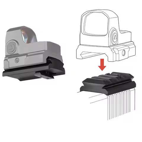 Tactical Red Dot Scope Mount Plate Base for GLOCK 17 G19 G22 G23 G26 G27 G34 Compatible for Mini Red