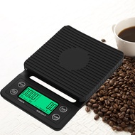 เครื่องชั่งกาแฟดิจิตอล LCD5kg/0.1g เครื่องชั่งดิจิตอล ตราชั่งดิจิตอล เครื่องชั่งน้ำหนักกาแฟ เครื่องชั่งอาหาร ความแม่นยำสูง มีระบบทดน้ำหนัก เปลี่ยนได้ถึง 4 หน่วยตวง สีดำ Coffee Scale