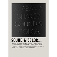 【READY STOCK】Poster Cover Album Sound & Color by Alabama Shakes for Room/Barber/Gift/Gym