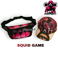 SR0 Pdf 2in1 Sling Bag squid Hat game waistbag Child Hat Child Shoulder Bag Child Sling Bag