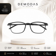 Demodas - Frame DG21351 Bluechromic Photochromic Anti-Radiation Blueray Lenses All Sizes Men Wanita
