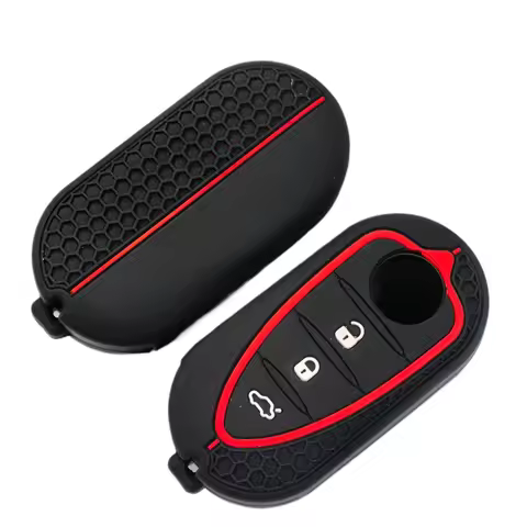 Silicone Key Cover Holder For Alfa Romeo Giulietta Myth Junior 4C Romeo Mito Myth 159 GTO GTA Car Re