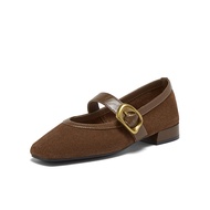 BASTO Womens Mary Jane Flat Shoes รองเท้าแมรี่เจน รองเท้าส้นแบน รองเท้าบัลเล่ต์ B1576