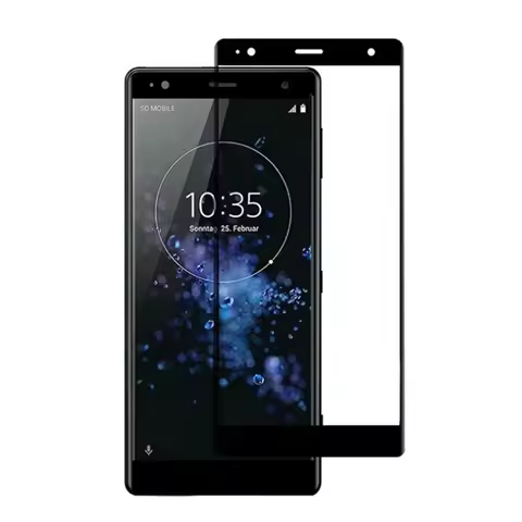 Premium 3D 2.5D Tempered Glass For Sony Xperia XZ2 Compact Premium Screen Protector 9H Toughened Pro