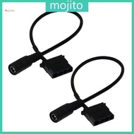 Mojito 12V DC5 5x2 1mm to 4Pin Computer Fan Power Connection Cable 27cm