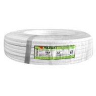 สายไฟ VAF YAZAKI 2x4 ตร.มม. 100 ม. สีขาว (2446)
