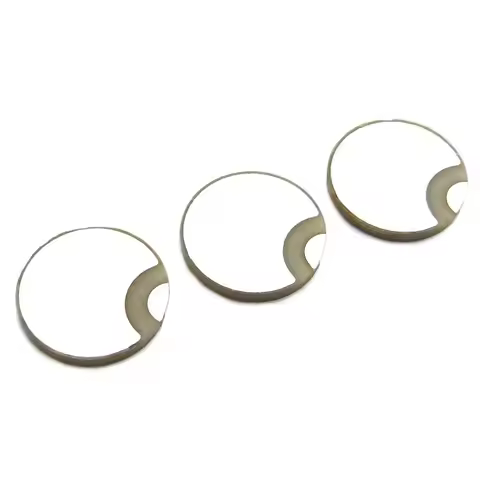 3pcs piezoelectric ceramic sensor 10x1mm 200KHZ flanging Piezoelectric ceramic Ultrasonic Ceramic Pi