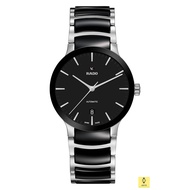 RADO Watch R30941172 / Centrix Automatic / Unisex / Date / 38mm / Ceramic SS Bracelet / Black