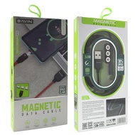 BAVIN CB173 2.4A Micro & iPh & Type-C Magnetic Fast Charging Cable Nylon Braided Cable