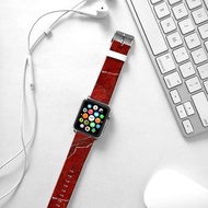 Apple Watch Series 1 , Series 2, Series 3 - Apple Watch 真皮手錶帶，適用於Apple Watch 及 Apple Watch Sport - Freshion 香港原創設計師品牌 - 紅雲石紋 238