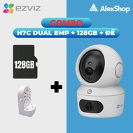[COMBO-8MP] Ezviz H7C Dual 8MP Wifi Camera + 128GB Memory Card + L-shaped Stand - Indoor Camera