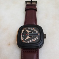 Brand Men Watch Waterproof Leather Strap Premier 7-Friday 40mm Dial Case Watch for Unique Design Per