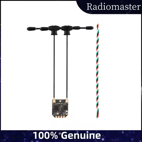 Radiomaster RP4TD-M 2.4G ELRS Mini RX, True Diversity w/Dual Antenna, Low-Latency for FPV Drone/RC T