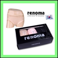 [RENOMA LETHE WOMEN SEAMLESS PANTIES SET 3pcs] RENOMA Underwear Women Panties Woman Underwear Panty Set Women Brief Seamless Underwear Briefs Ladies Panties Women Underwear Panties Panty Panties Innerwear Woman Panties Ladies Underwear Panties REWP g