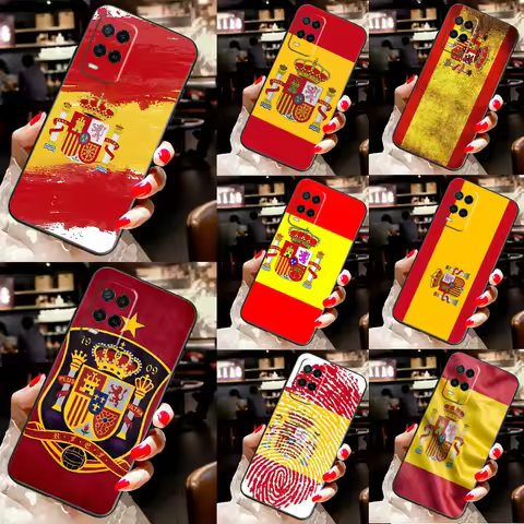 Spanish Spain Flag For OPPO A53 Case For OPPO A52 A72 A5 A9 A31 A53S A83 A1K A3S A5S A54 A74 A94 A15