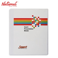 Seagull Ring Binder 3R CVP15 A4 1.5 inches DType PVC Cover with Front and Back Outer Pockets