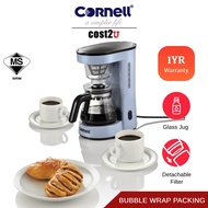 [Free Bubble Packing] Cornell Blue Bae Series 0.75L Drip Coffee Maker | CCM-E075X Pembancuh Kopi Cof