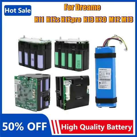 21.6V Replacement Battery for Dreame H11 H12s H12pro M12 M13 H13 H20 HHR24A VWV8 Floor Scrubber Vacu