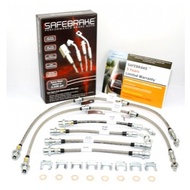 PRO RS STEEL BRAIDED BRAKE HOSE for Toyota Estima / Previa 3rd.Gen 2.4L ACR50 / XR50 2006-2017 - 6pc