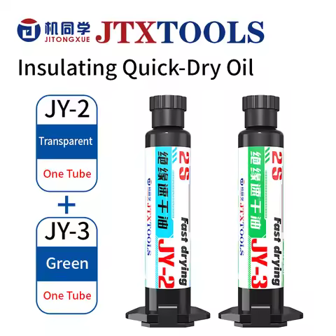 JTX UV Cure Insulating Solder Mask Quick Dry 2 Seconds Coating for Mobile Phone Motherboard Waterpro
