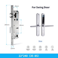 zemismart Tuya Wifi Slim Smart Swing Door Lock WaterproofDoor HandleHome Security Keyless EntryFinge