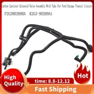 F2G39D289BA Carbon Canister Solenoid Valve Assembly with Tube for  Escape Transit  K2G3-9D289A1