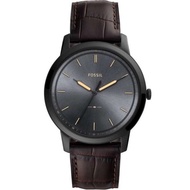 [Powermatic] Fossil FS5573 Men'S The Minimalist Three-Hand Brown Leather Watch
