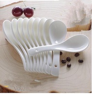 10pcsKorean bone spoon creative ceramic household meal spoon