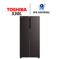 Toshiba 530L Side-By-Side Fridge GR-RS600WI-PMY Refrigerator