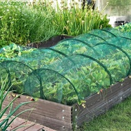 BLAZESKY Greenhouse Tunnel, Collapsible Green Mesh Shade Net Cover, Multi-functional Metal Frame Por