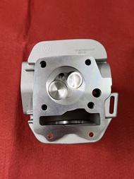 ฝาสูบเวฟ 125 S/R/Iบังลม ลูก56-57-59 ใบวาล์ว28/24 (หลังวาล์ว 33มิล บ่าแข๊งพิเศษ) 2in1 ใส่ได้ทั้งคาบูแ