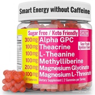 Alpha GPC Teacrine Magnesium L-Threonate & Glycinate Complex  Methylliberine Gummies, Caffeine Gum C