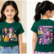 【Penghantaran 24 Jam】100% Kapas/Kanak-kanak T-shirt/KPop Demon Hunters Pendek LeherSaiz 90-150