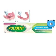 Polident Flavour Free Denture Adhesive Cream โพลิเดนท์ ครีมติดฟันปลอม สูตรปราศจากการแต่งสี กลิ่น และรสชาติ ขนาด 60 กรัม