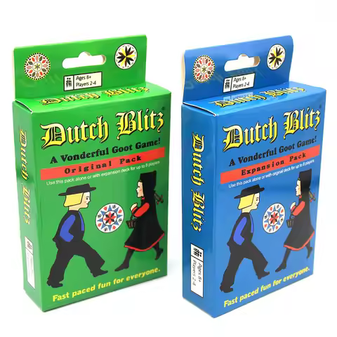 English Version Dutch Blitz Dutch Blitz, Basics Plus Expansion Family Friends Gathering Game Card