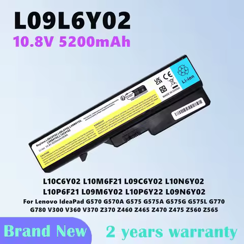 Laptop Battery For Lenovo IdeaPad B470A B470G B470 B570 B570A B570G 57Y6454 57Y6455 L08S6Y21 L09C6Y0