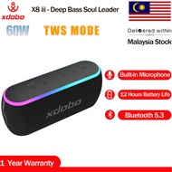 【Stock】XDOBO X8iii 60W Wireless Bluetooth 5.3 Speaker Deep Bass TWS Mode Speakers Ipx7 Waterproof Wi