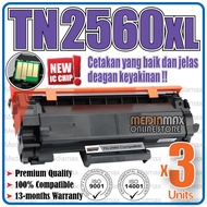 3x Compatible to Brother TN2560 DR2560 Toner / Drum DCPL2640DW HLL2460DN HLL2460DW MFCL2805DW MFCL28