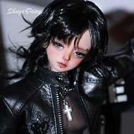 Lorc 1/4 BJD Full Set D Punk Rock & Roll Couple Doll Handmade Anime Metal Resin Figure Gift for Boyf