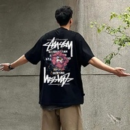 【M-8XL Retro Trend Round Neck Short Sleeved T-shirt for Men Fashionable High Street Loose Oversized 